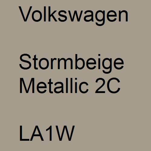 Volkswagen, Stormbeige Metallic 2C, LA1W.